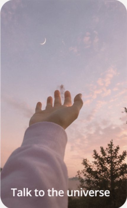 Talk to the universe