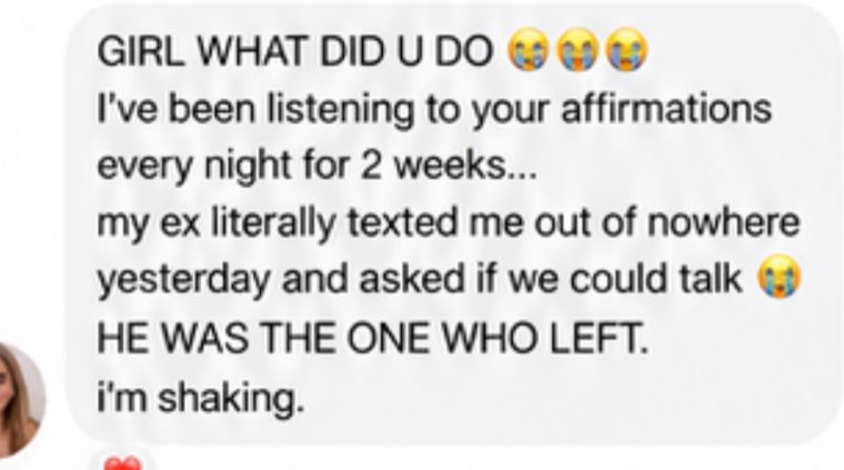 manifestation testimonial